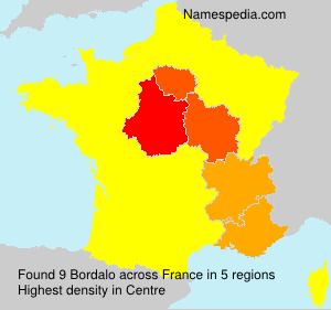 Surname Bordalo in France Surname Bordalo in France