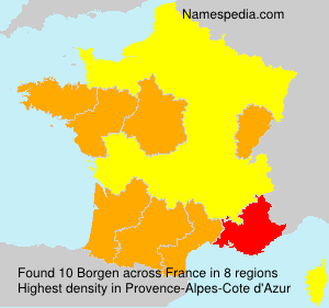 Surname Borgen in France Surname Borgen in France