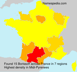 Surname Borissoff in France Surname Borissoff in France