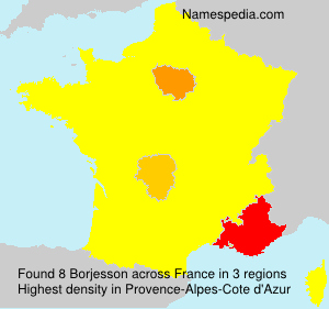 Surname Borjesson in France Surname Borjesson in France