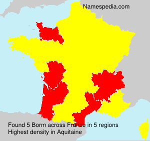 Surname Borm in France Surname Borm in France