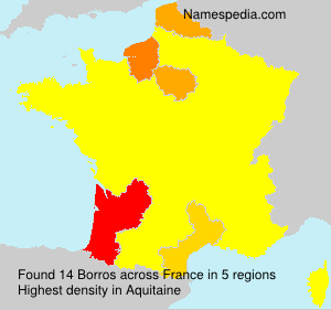 Surname Borros in France Surname Borros in France