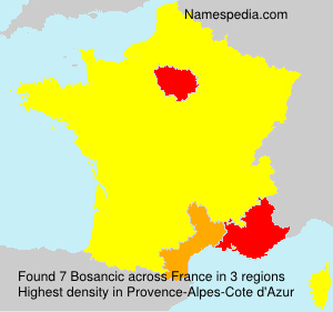 Surname Bosancic in France Surname Bosancic in France