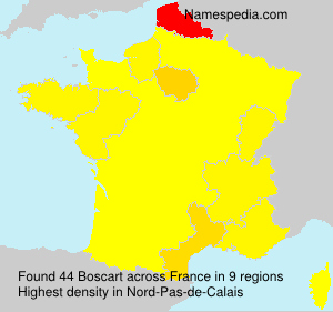 Surname Boscart in France Surname Boscart in France