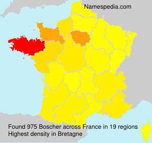 Surname Boscher in France Surname Boscher in France