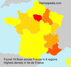 Surname Bose in France Surname Bose in France