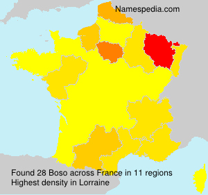 Surname Boso in France Surname Boso in France