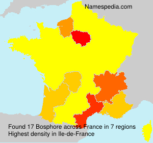 Surname Bosphore in France Surname Bosphore in France