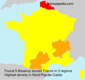 Surname Bossiroy in France Surname Bossiroy in France