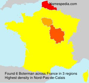 Surname Boterman in France Surname Boterman in France