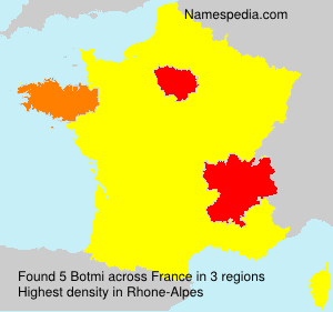 Surname Botmi in France Surname Botmi in France