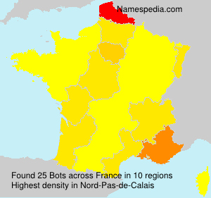 Surname Bots in France Surname Bots in France