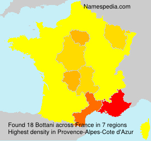 Surname Bottani in France Surname Bottani in France