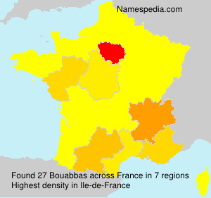 Surname Bouabbas in France Surname Bouabbas in France