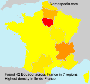 Surname Bouaddi in France Surname Bouaddi in France