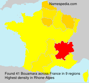 Surname Bouamara in France Surname Bouamara in France