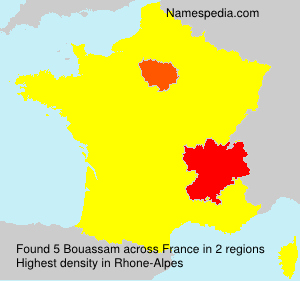 Surname Bouassam in France