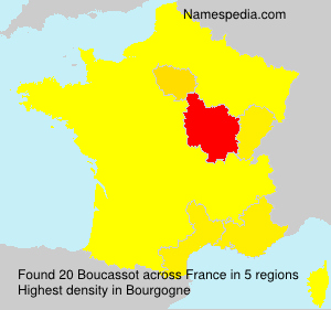 Surname Boucassot in France Surname Boucassot in France