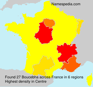 Surname Boucebha in France Surname Boucebha in France