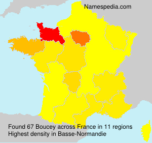 Surname Boucey in France Surname Boucey in France