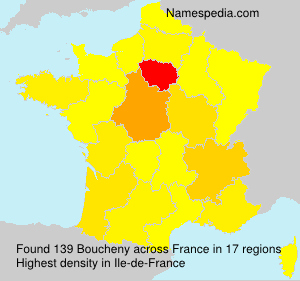Surname Boucheny in France Surname Boucheny in France