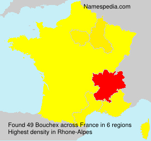 Surname Bouchex in France Surname Bouchex in France