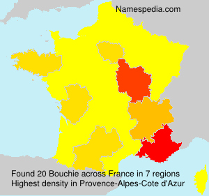 Surname Bouchie in France Surname Bouchie in France