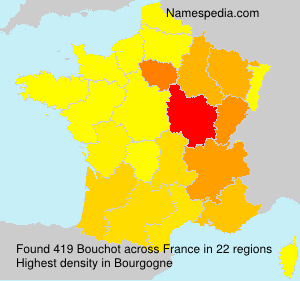 Surname Bouchot in France Surname Bouchot in France