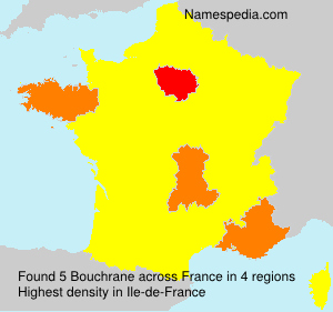 Surname Bouchrane in France Surname Bouchrane in France