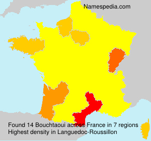 Surname Bouchtaoui in France Surname Bouchtaoui in France
