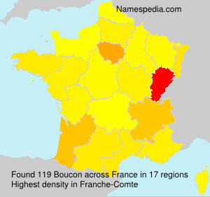 Surname Boucon in France Surname Boucon in France