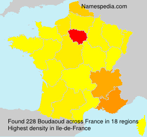 Surname Boudaoud in France Surname Boudaoud in France