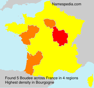 Surname Boudee in France Surname Boudee in France