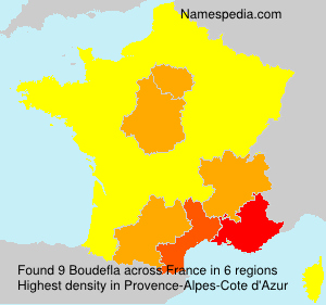 Surname Boudefla in France Surname Boudefla in France