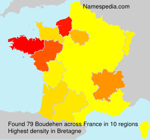 Surname Boudehen in France Surname Boudehen in France