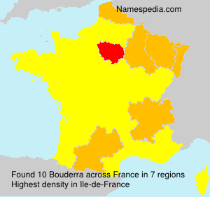Surname Bouderra in France Surname Bouderra in France