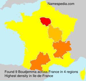 Surname Boudjemma in France Surname Boudjemma in France
