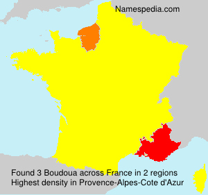 Surname Boudoua in France Surname Boudoua in France