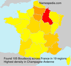 Surname Boudsocq in France Surname Boudsocq in France