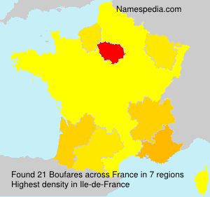 Surname Boufares in France Surname Boufares in France