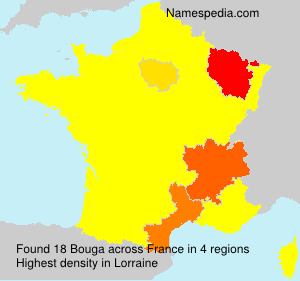 Surname Bouga in France Surname Bouga in France