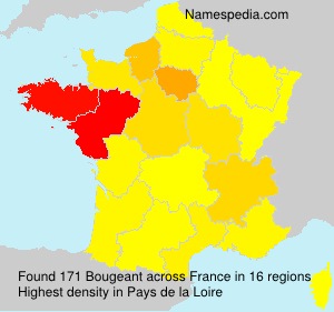 Surname Bougeant in France Surname Bougeant in France