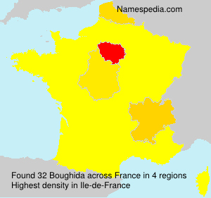Surname Boughida in France Surname Boughida in France