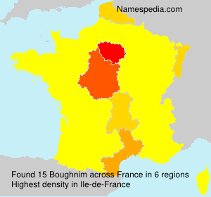 Surname Boughnim in France Surname Boughnim in France