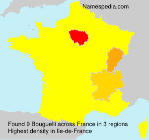 Surname Bouguelli in France Surname Bouguelli in France