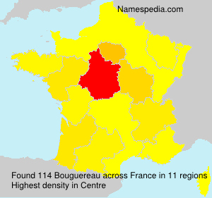 Surname Bouguereau in France Surname Bouguereau in France