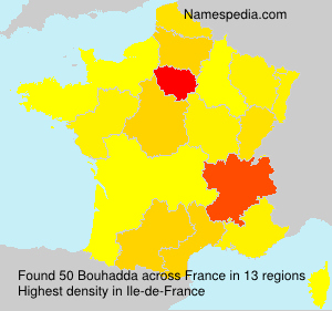 Surname Bouhadda in France Surname Bouhadda in France