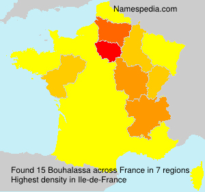 Surname Bouhalassa in France Surname Bouhalassa in France