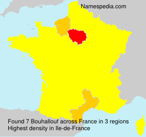 Surname Bouhallouf in France Surname Bouhallouf in France
