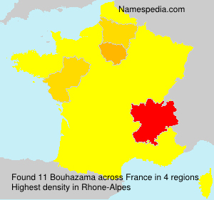 Surname Bouhazama in France Surname Bouhazama in France